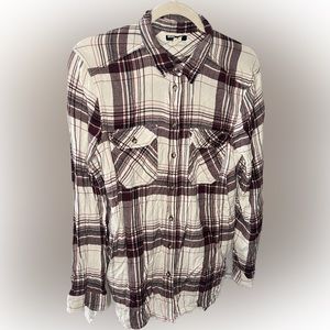 BDG Medium Plaid Button Up Shirt